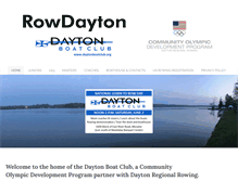 Tablet Screenshot of daytonboatclub.org